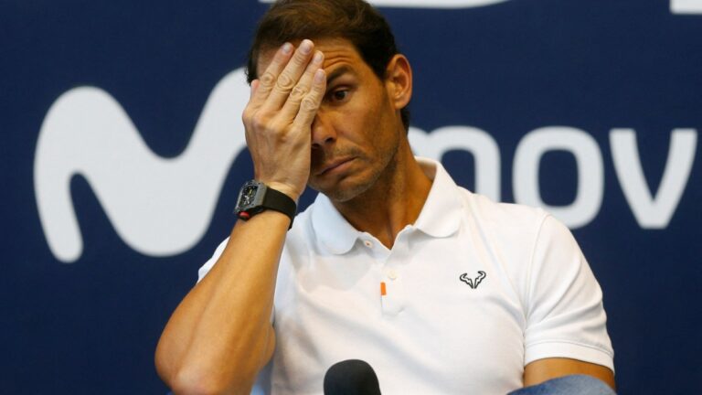 Se prenden la alarmas en Rolad Garros: Rafael Nadal sería baja en el certamen parisino