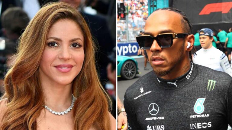 Shakira y Lewis Hamilton, ¿de romance tras el Gran Premio de Miami?