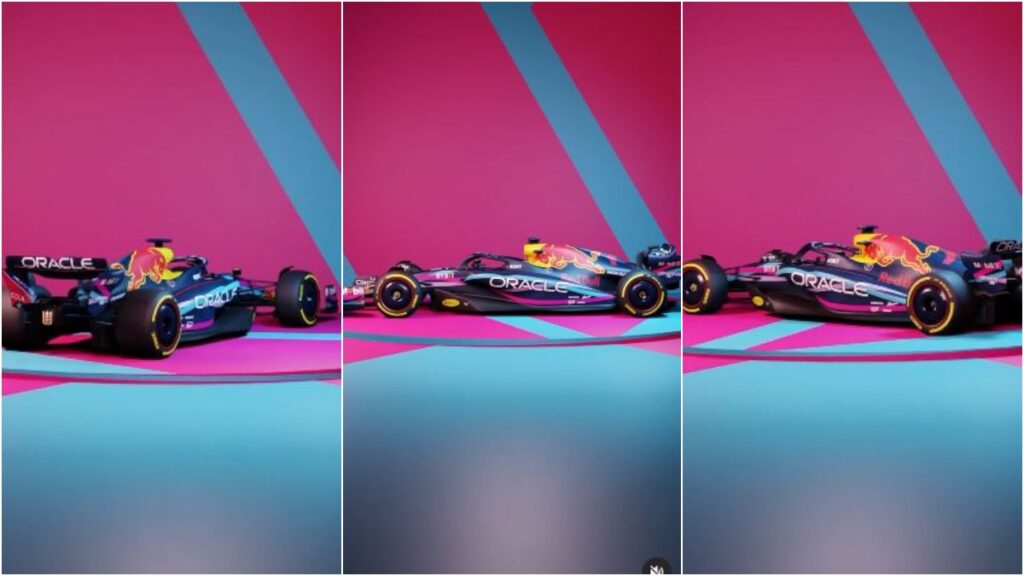 El nuevo diseño del RB19 de Red Bull para el GP de Miami