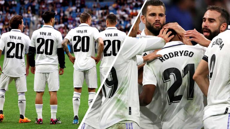 Real Madrid vence al Rayo, en un duelo marcado por el mensaje contra el racismo