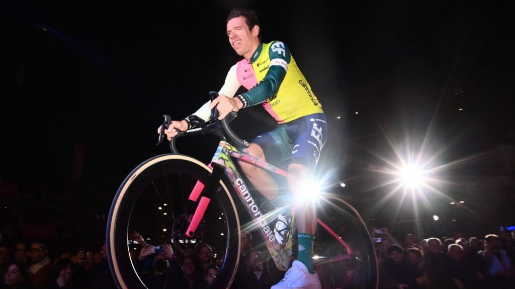 Rigoberto Urán, en la presentación del Giro de Italia 2023. - @giroditalia.