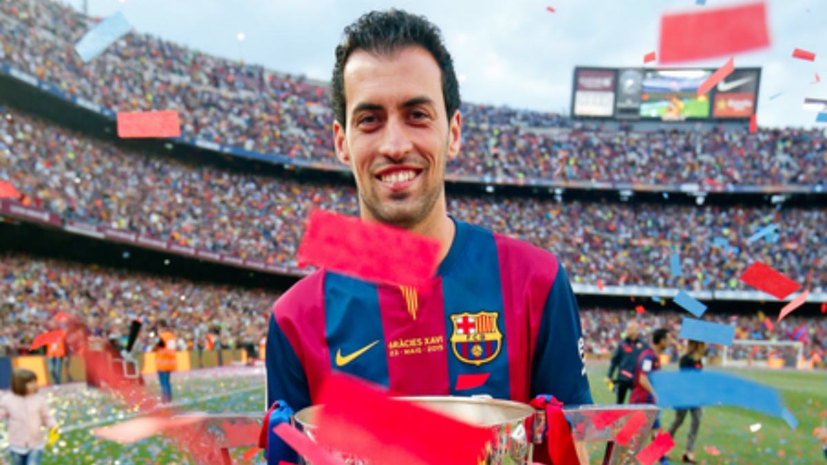 Sergio Busquets corona 18 años en el Barcelona con el título de LaLiga