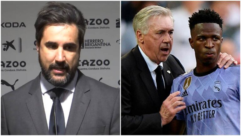 Valencia, tras los insultos a Vinicius: “Ancelotti debería pedir disculpas por tildar a toda la afición de racista”