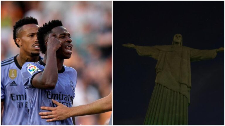 El Cristo Redentor de Brasil se apaga para apoyar a Vinicius contra el racismo