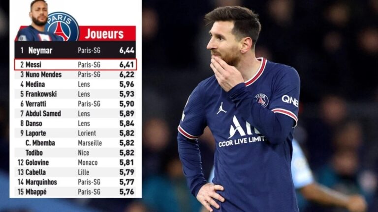 El diario L’Equipe favorece a Messi…