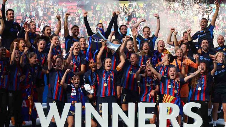 El Barcelona Femenil remonta al Wolfsburgo y se corona en la Champions League Femenil