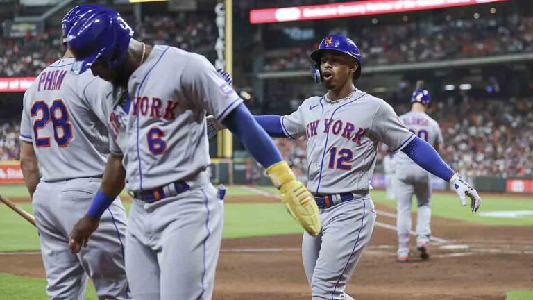 Max Scherzer y Francisco Lindor lideran a los Mets que aplastan a los Astros