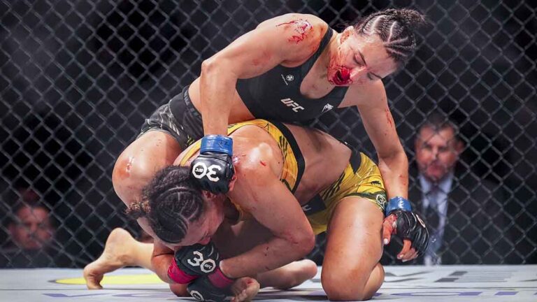 Maycee Barber revive en el segundo round y noquea con Amanda Ribas en UFC Jacksonville