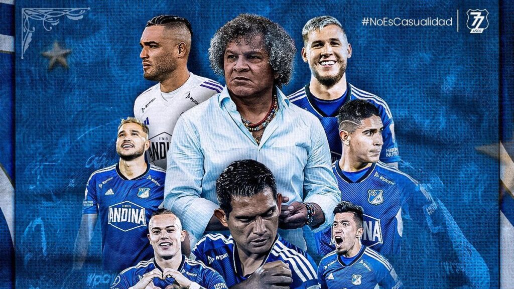 Millonarios celebra 77 años. - @MillosFCoficial.