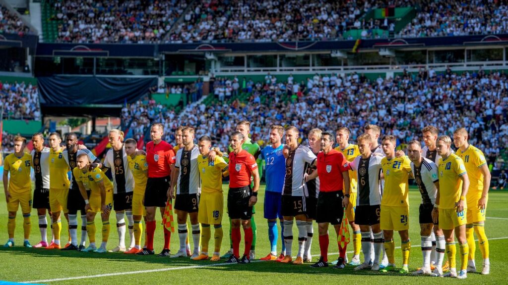 Alemania y Ucrania empataron a tres goles en partido amistoso | AP