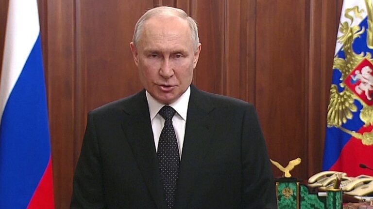 Vladímir Putin califica de “traición” la rebelión del jefe del Grupo Wagner
