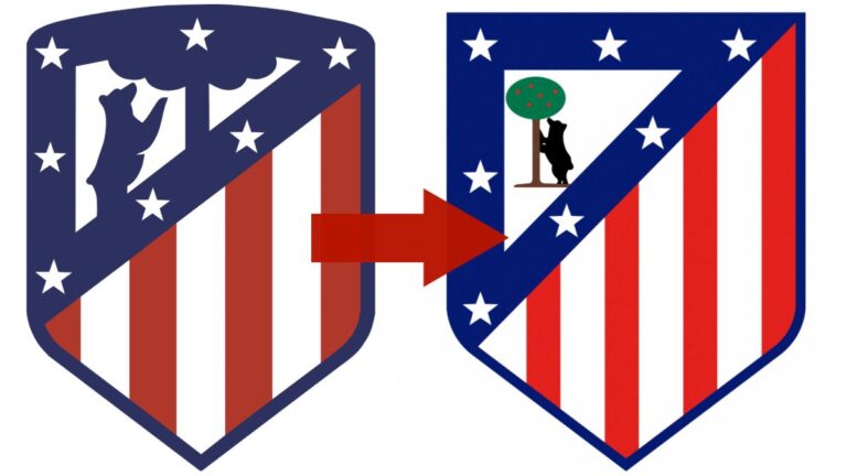 El Atlético de Madrid volverá a usar su viejo escudo