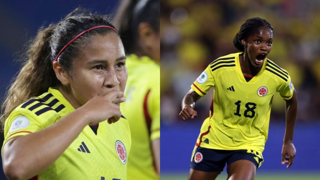 Leicy Santos y Linda Caicedo.