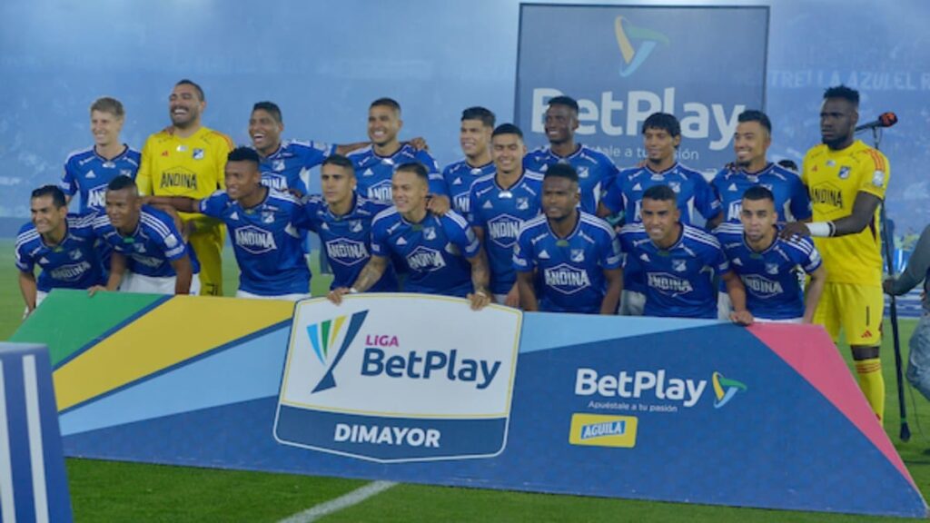 El once de Millonarios frente a Nacional.