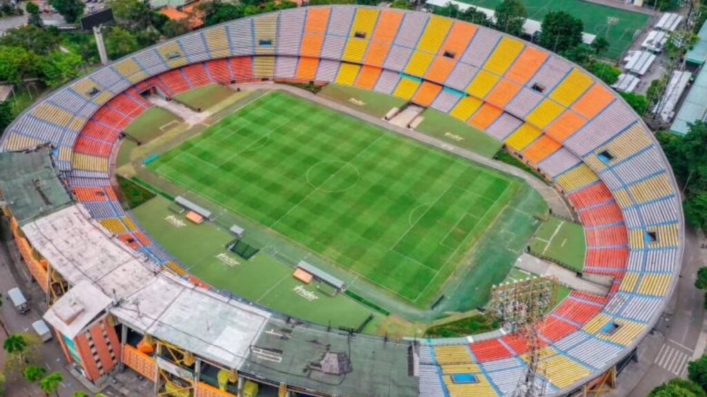 Estadio Atanasio Girardot de Medellín.