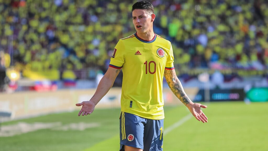 James Rodríguez, ausente en la convocatoria de la Selección Colombia