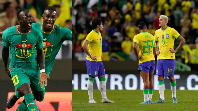 ¡Senegal golea a Brasil en amistoso! Sadio Mané marcó doblete en el histórico triunfo