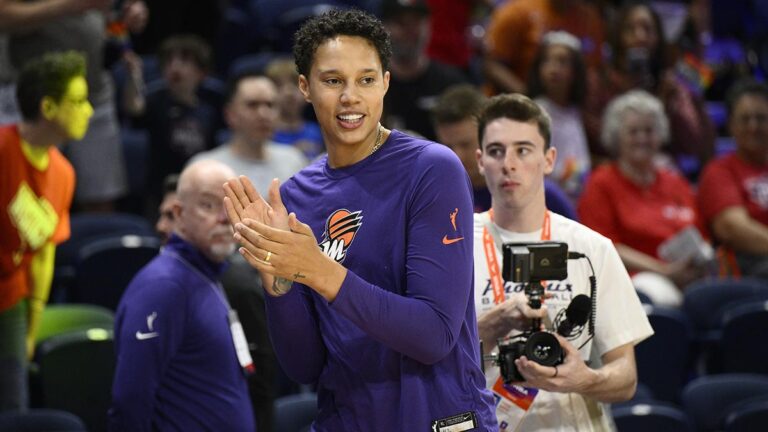 Brittney Griner será titular en el Juego de Estrellas de la WNBA, un año después de estar presa en Rusia