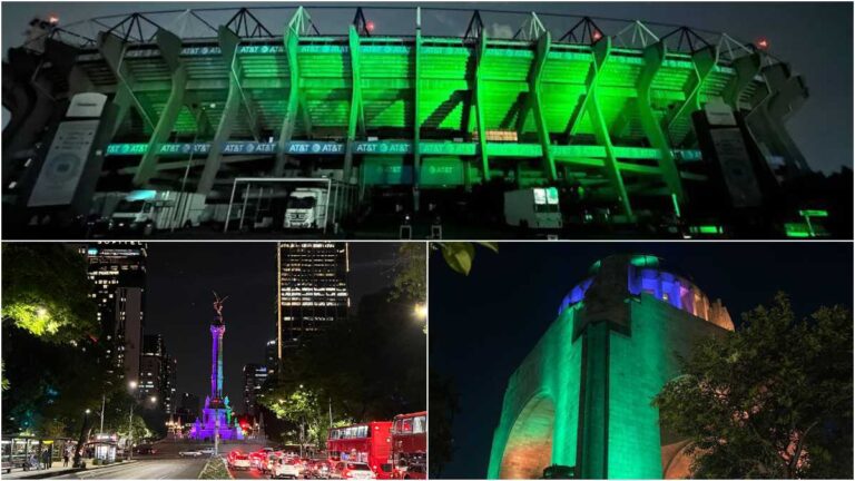 La Ciudad de México se ilumina con los colores del Mundial 2026