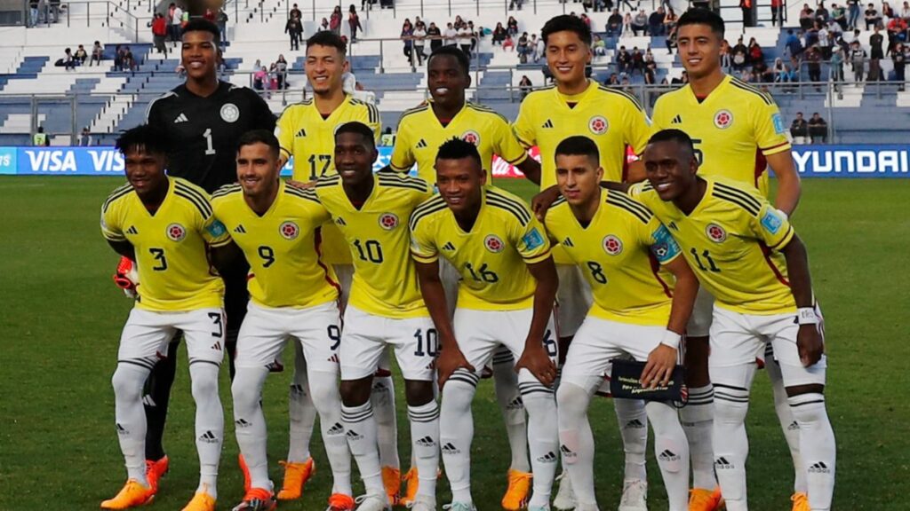 Jugadores de la Selección Colombia Sub 20, ante Italia. - Reuters.