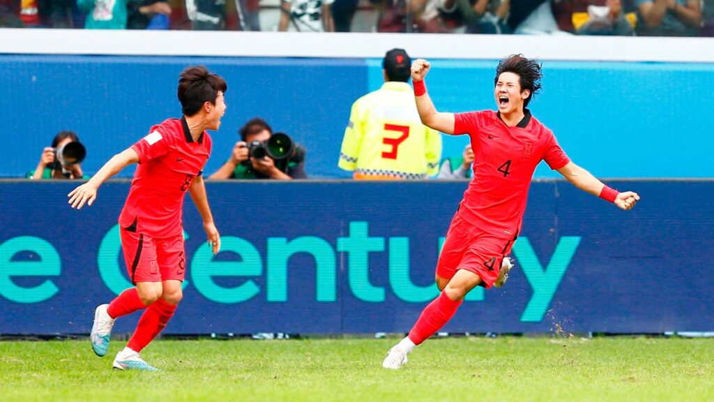 Choi Seok-Hyun celebra el gol. - Reuters.