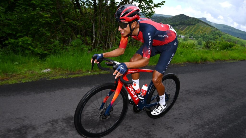 Egan Bernal durante la Critérium del Dauphiné 2023 | @INEOSGrenadiers