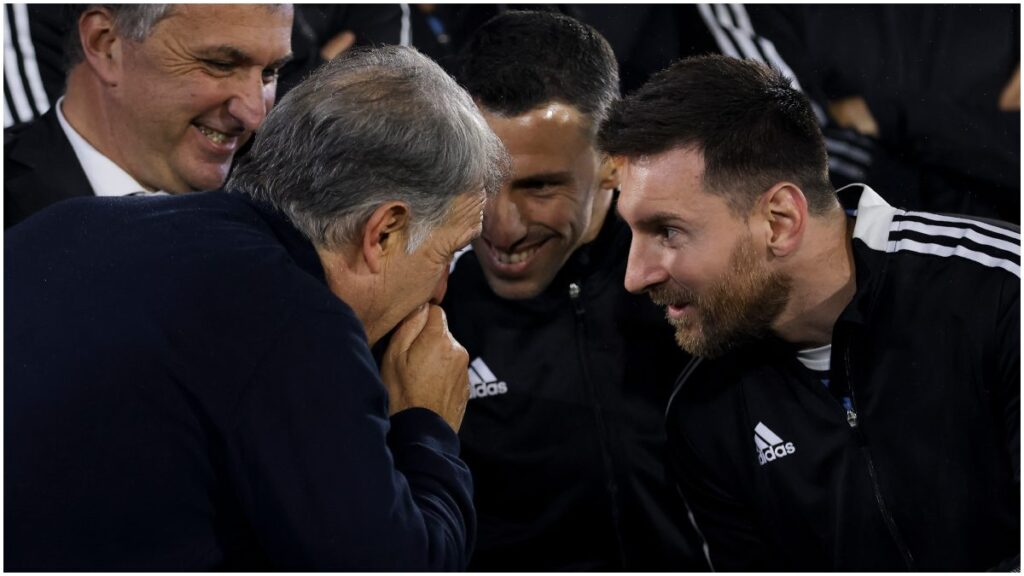 El reencuentro de Gerardo Martino y Leo Messi | AP