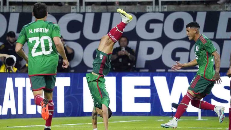 Orbelín Pineda marca el tercer gol de la Selección Mexicana ante Honduras