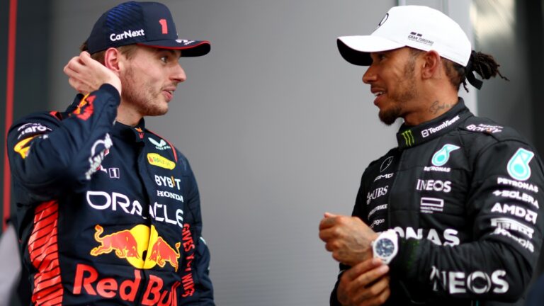 Lewis Hamilton pide límites para Red Bull y Max Verstappen se burla