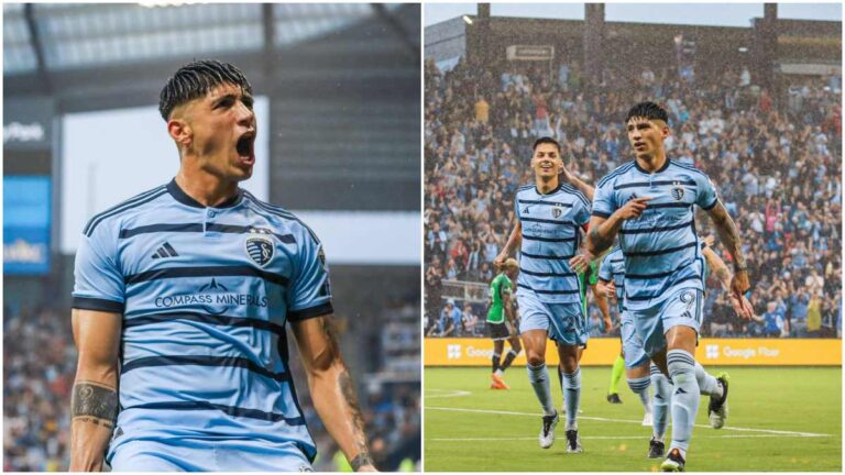 Alan Pulido anota doblete con el Sporting Kansas City entre los rumores que lo ponen en las Chivas