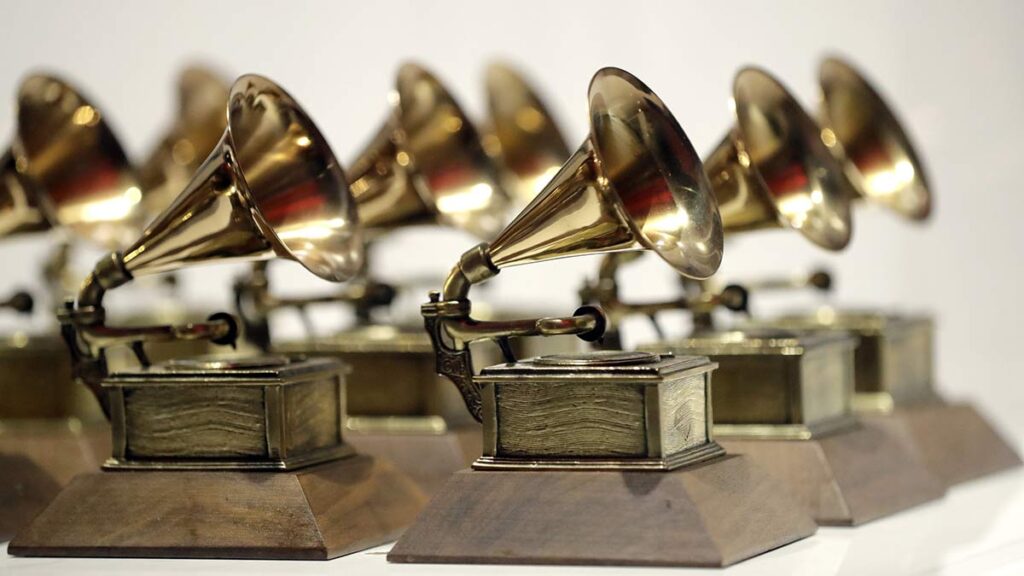 Premios Grammy en la Experiencia del Museo del Grammy. AP