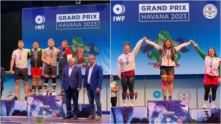 Rumbo a Paris 2024: México sigue sumando puntos y medallas en el GP de Halterofilia de la Habana