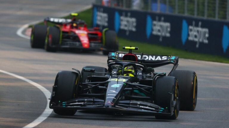 Hamilton y Russell logran el 1-2 para Mercedes en las Prácticas Libres 2 del GP de Canadá; Checo Pérez culmina octavo
