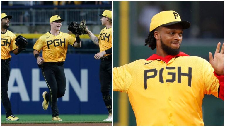 Damar Hamlin lanza emotiva primera bola e inspira a los Pirates a vencer a los Padres