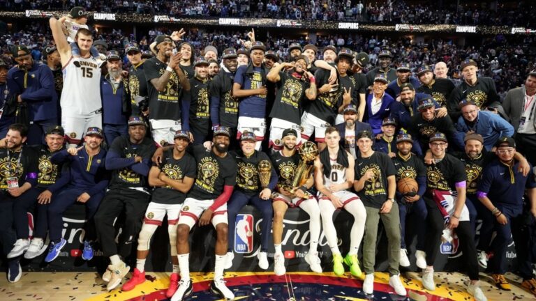 Nuggets conquista su primer campeonato de la NBA tras vencer a Miami Heat en 5 juegos