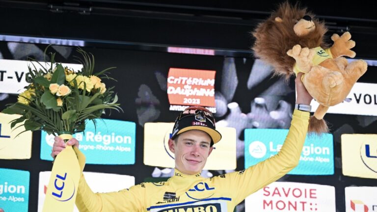 Clasificación general del Criterium del Dauphiné tras la etapa 6: Vingegaard es líder y Martínez sube un puesto
