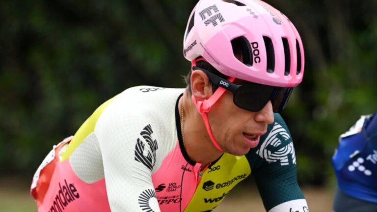 Rigoberto Urán, el mejor colombiano en la contrarreloj del Tour de Suiza que ganó Stefan Kung