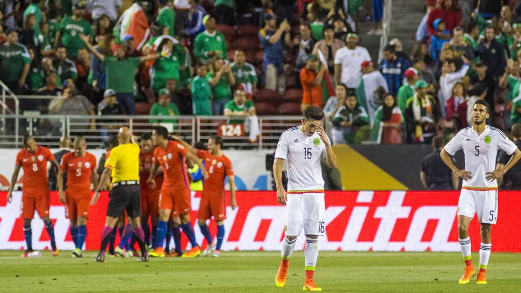 Chile festeja un año más del 7-0 a México en la Copa América