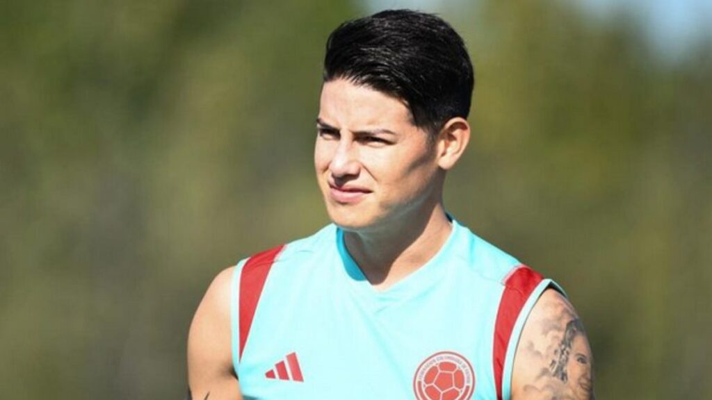 James Rodríguez durante un entrenamiento de la Selección Colombia | jamesrodriguez10