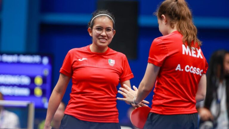 México derrota a Colombia y avanza a las semifinales del tenis de mesa femenil