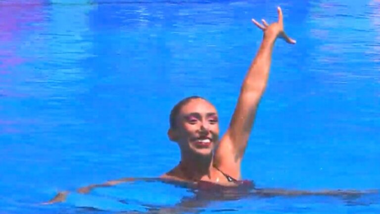 Joana Jiménez se cuelga la plata en la natación artística de los Juegos Centroamericanos 2023