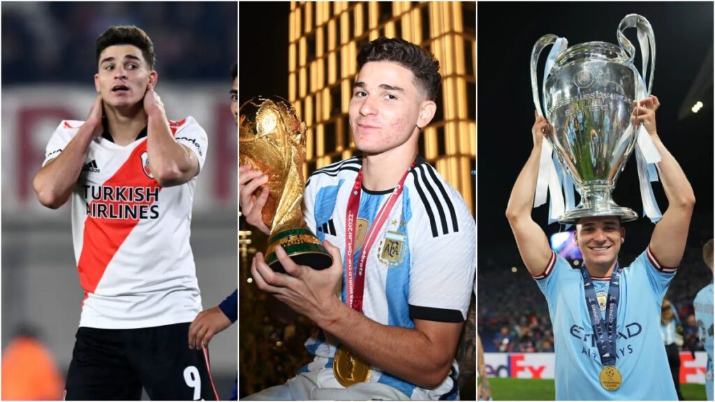 El increíble año de Julián Álvarez en River, la Selección Argentina y el Manchester City