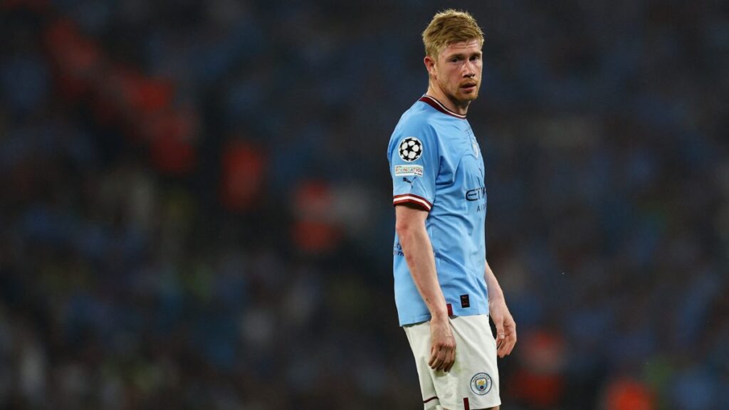 Kevin De Bruyne durante la final de la Champions League 2023 | REUTERS