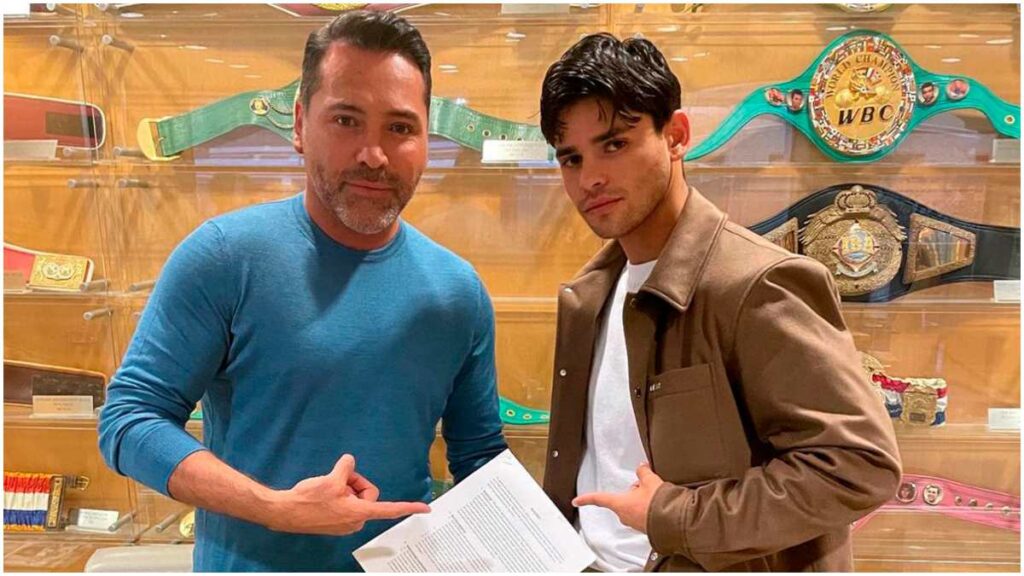 La pelea legal de Oscar de la Hoya y Ryan Garcia | Instagram oscardelahoya