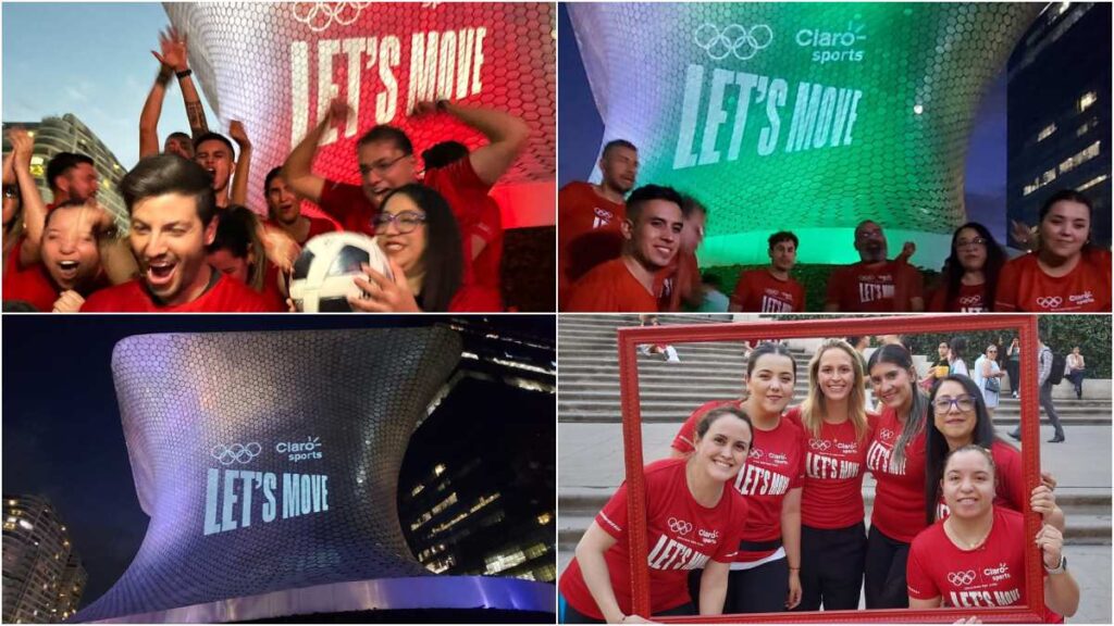 Claro Sports y el Museo Soumaya se unieron al Let's Move en el Día Olímpico
