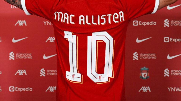 Alexis Mac Allister es presentado como el nuevo ’10’ del Liverpool