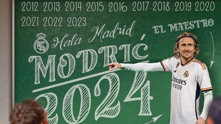 Luka Modric renueva con el Real Madrid por una temporada