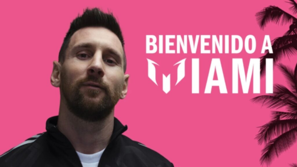 Así fue como la página web de Adidas en Estados Unidos dio la bienvenida a Lionel Messi tras fichar con el Inter Miami de la MLS.