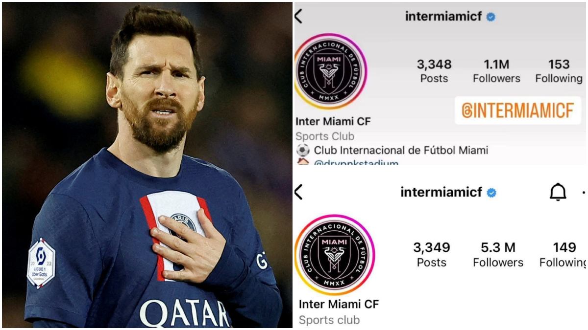 Messi desata la locura en las redes sociales del Inter Miami