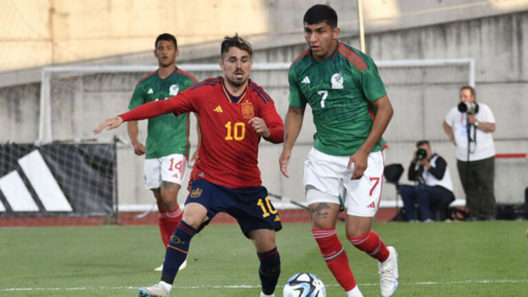 México y España, empatan en duelo amistoso de selecciones sub-23
